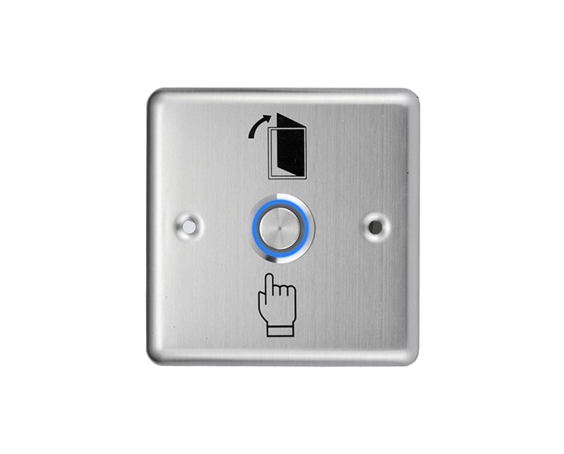 Button with Blue LED