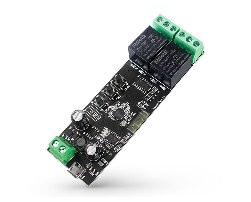 2- Channel WiFi Relay Module: ZDRR-102W