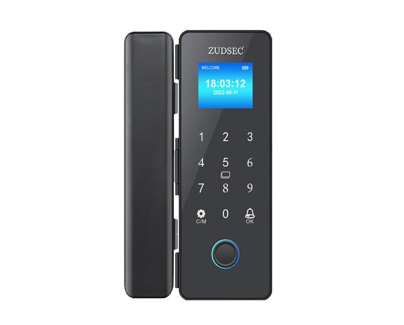WiFi Glass Door Fingerprint Lock: ZDSL-108F
