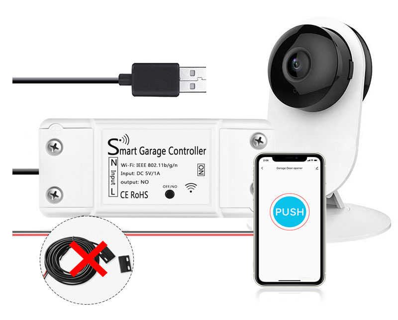 WiFi Garage Door Opener: ZDGD-001S