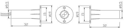 Wired Magnetic Door Sensor -Recessed Mount(图1)