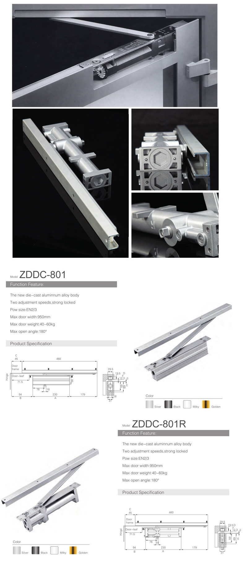 Concealed Door Closer(图1)