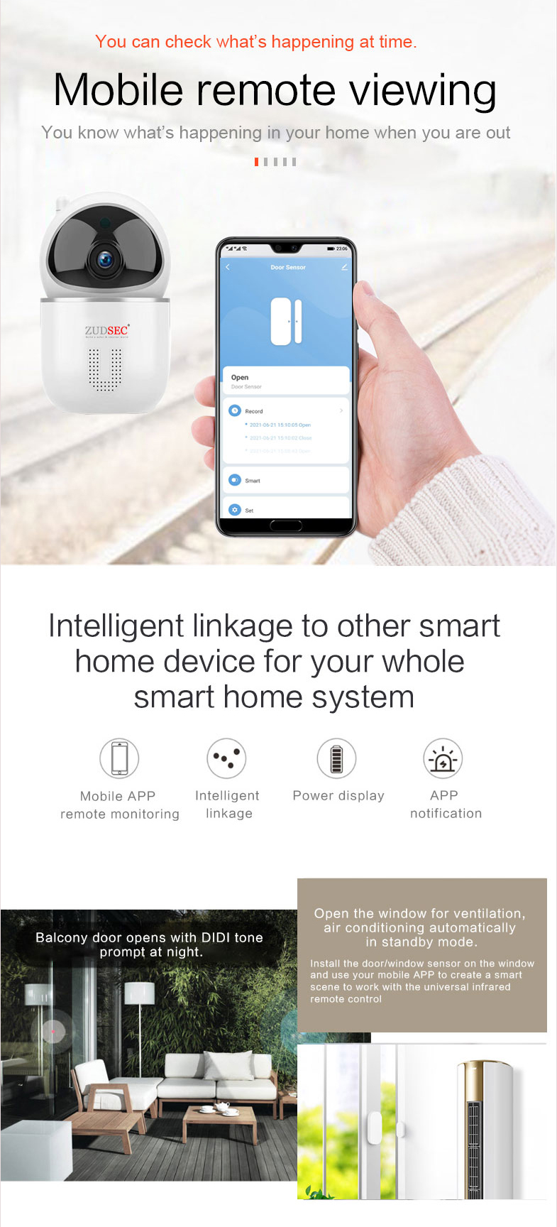 Wifi Smart Door/Window Sensor(图2)