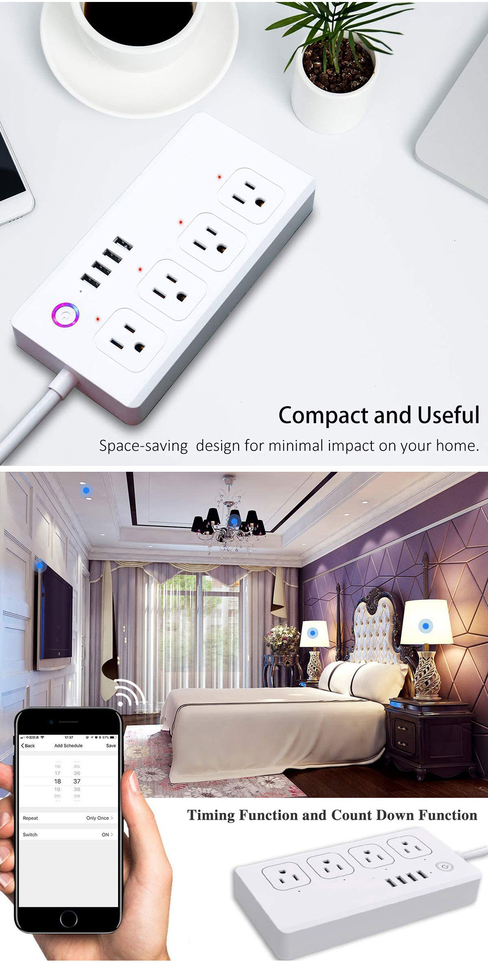 WiFi Smart Power Strip(图2)