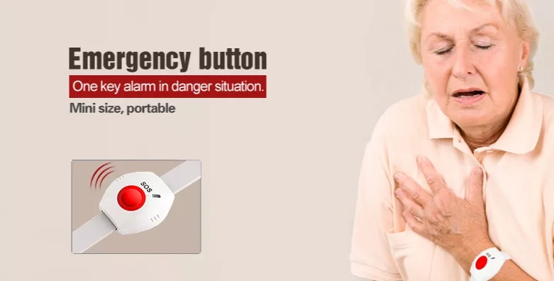 Wireless Wrist Emergency Button -For Elderly and Kids(图1)