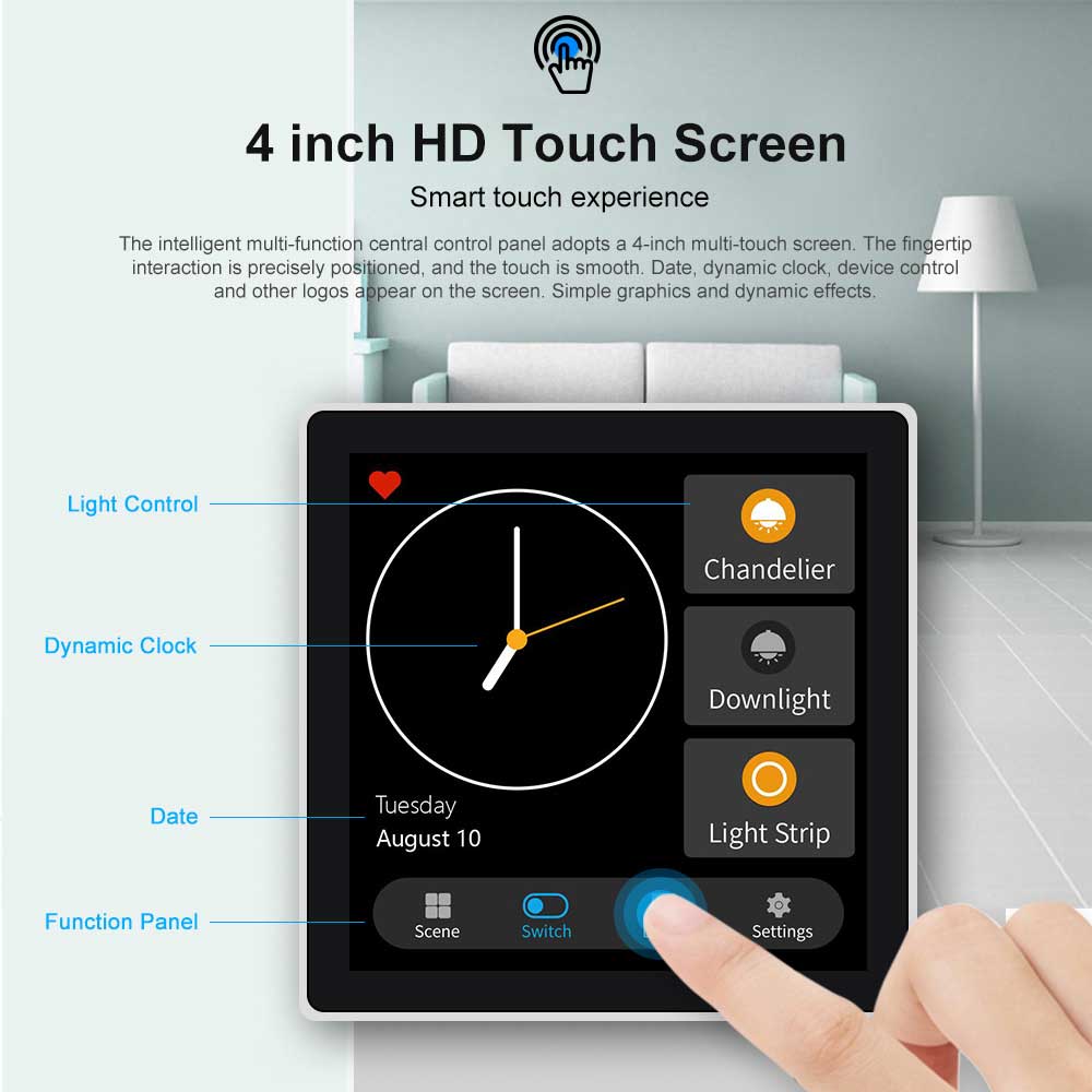 Zigbee Smart Wall Switch & Scene Panel(图5)