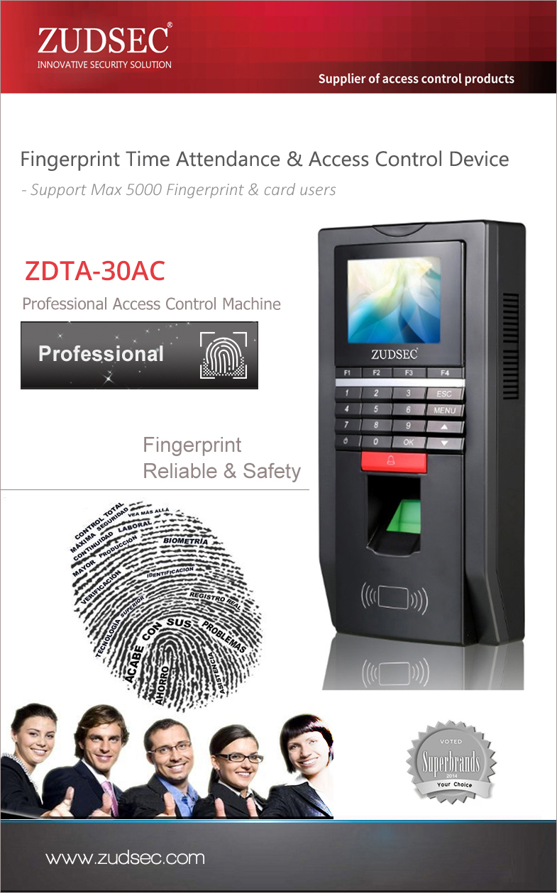 Fingerprint Access Control & Time Attendance Terminal(图1)