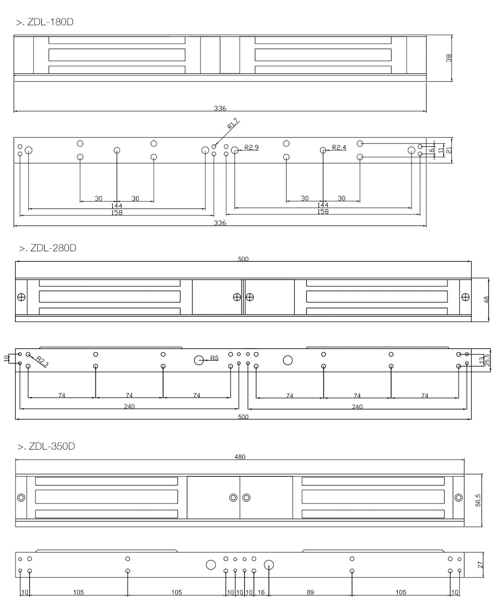 Electromagnetic lock -Double Door(图1)